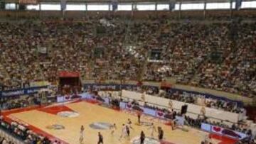 <b>HABRÁ LLENO. </b>El Palacio Vistalegre estará a tope de aficionados para el choque europeo de eternos rivales.