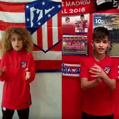 La unión de la gran familia del Atlético de Madrid: todos a una aplaudiendo para dar gracias