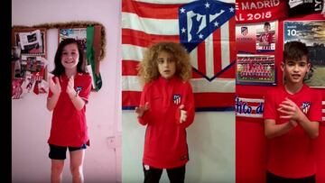 La unión de la gran familia del Atlético de Madrid: todos a una aplaudiendo para dar gracias