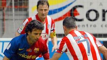 <strong>DISPUTADO.</strong> El Barcelona se llevó un partido en el que el Atlético puso mucho corazón.