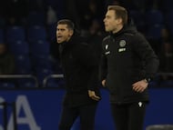 Partido Deportivo de La Coruña - Racing de Santander. Antonio Hidalgo