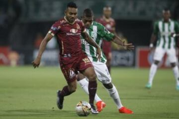 Un entretenido partido disputaron Nacional y Tolima, por la fecha 4 de la Liga Águila.