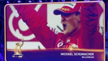 Michael Schumacher es recordado habitualmente, aquí durante una entrega de premios en Berlín hace pocos días.