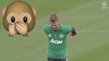 El look de De Gea que ha desatado los memes en Inglaterra
