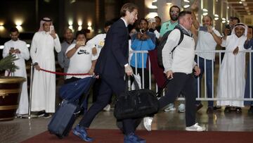 El Real Madrid tuvo un frío recibimiento en su llegada a Yeda