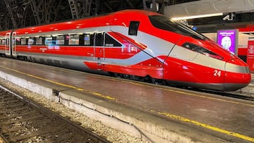 This is the Frecciarossa ETR 1000, the Iryo high-speed train involved in the Spain rail crash