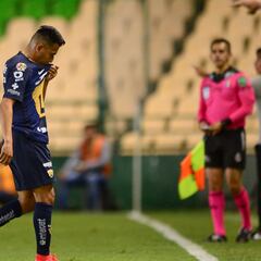 Sebastián Saucedo se unió a la lista de lesionados de Pumas