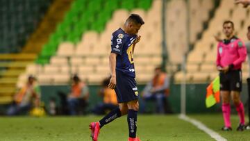 Sebastián Saucedo se unió a la lista de lesionados de Pumas