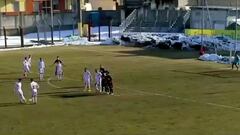 Los goles del vergonzoso 20-0 en Italia ante siete juveniles