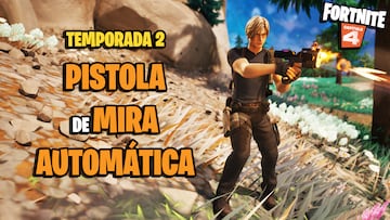 fortnite nueva arma pistola de mira automatica