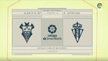 Resumen y goles del Albacete vs. Sporting de LaLiga SmartBank