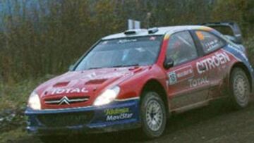 <b>NO LE ALCANZA</b>. Loeb ha tratado de apurar al máximo sus opciones pero ni siquiera ha conseguido superar a Soldberg.