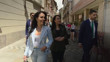 Georgina Rodríguez, durante su visita a Jaca.