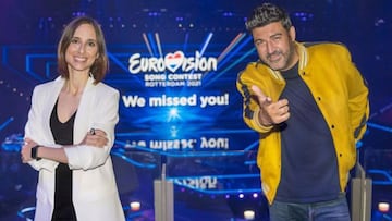 Qui¨¦nes son Tony Aguilar y Julia Varela, las voces de TVE en el Festival de Eurovisi¨®n 2025