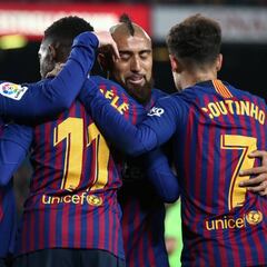 Barcelona avanza en Copa del Rey con Arturo Vidal como figura