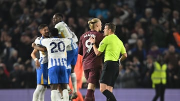El Brighton le remontó al Manchester City en el American Express Community Stadium, demostrando cuánto sufre el Big Six de visita.
