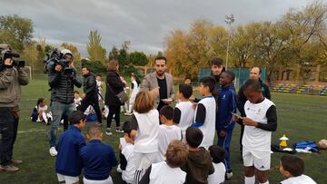 Carvajal apoya los valores socio-deportivos de escuela madridista en Leganés