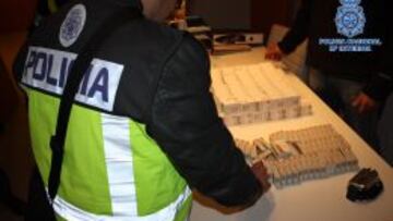 La intervención policial en la que ha sido detenido José Luis Martínez.