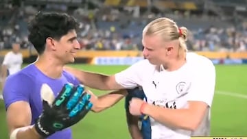 Haaland desmiente que dijera: “¡Bono, vente con nosotros!"