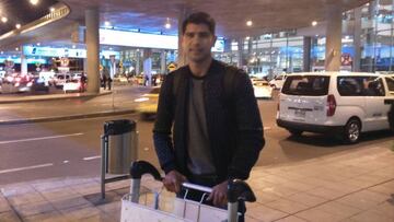 Enzo Gutiérrez, nuevo delantero de Millos ya está en Bogotá