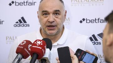 26/09/19 RUEDA DE PRENSA TRAS EL ENTRENAMIENTO DEL REAL MADRID DE BALONCESTO EN LA CIUDAD DEPORTIVA DE VALDEBEBAS
 PABLO LASO