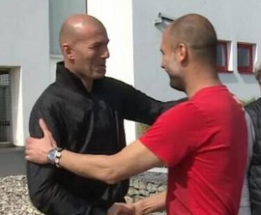 Zidane 'hizo prácticas' con Guardiola