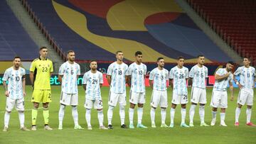 Formación de Argentina contra Bolivia en Copa América