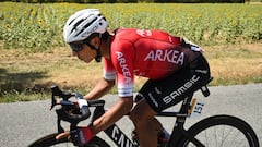 Nairo Quintana durante una etapa del Tour de Francia 2022.