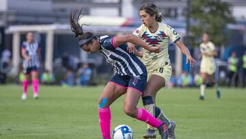 América y Rayadas igualan en la ida de las semifinales del Ap 19