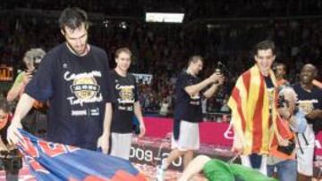 <b>SORPRESA. </b>El Baskonia ganó la última Liga tras acabar segundo la fase regular por detrás del Barça.