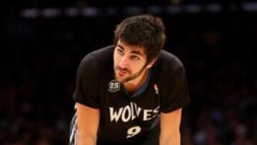 Ricky Rubio esta temporada con los Minnesota Timberwolves.
