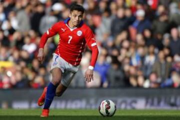 Alexis Sánchez es el jugador más valioso del plantel de Chile. Su pase está avaluado en US$ 50 millones.