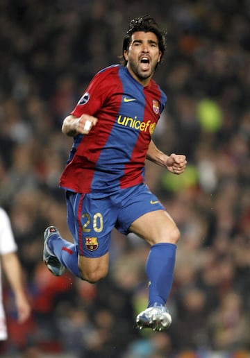 Llegó a Barcelona en 2004 y estuvo en el club culé hasta 2008.