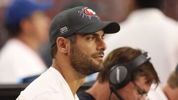 Luego de dos semanas fuera por una lesión en la pantorrilla, el ex quarterback de los New England Patriots practicó de nuevo con San Francisco.