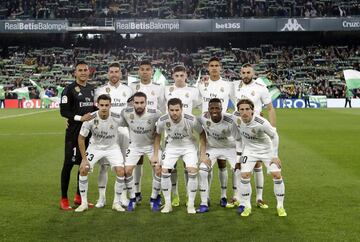 Equipo del Real Madrid.