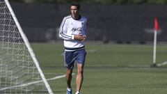 Di María se entrena pensando en jugar las semifinales