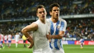 Juanpi Añor, centrocampista venezolado del Málaga.