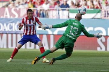 David Villa y Willy Caballero.