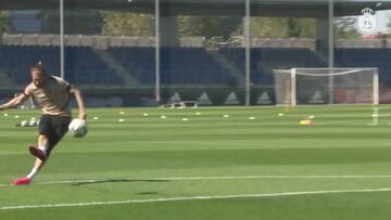 El Madrid vuelve a los entrenamientos en grupo