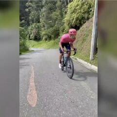 El tremendo muro que escaló Rigoberto en su última práctica