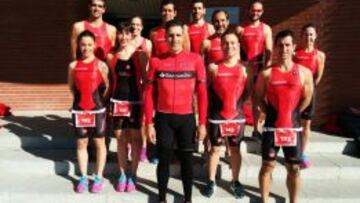 Indurain, en la presentación de las Santander Triathlon Series.