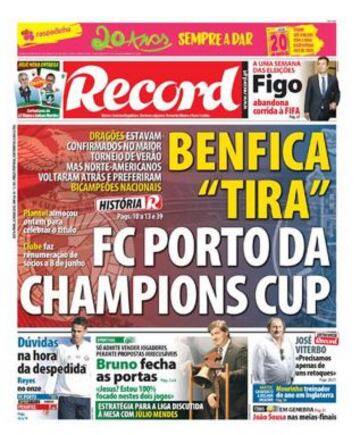 Portadas de la prensa deportiva