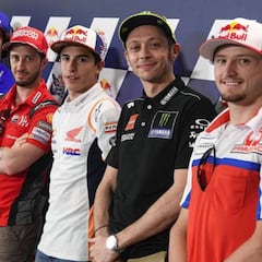 Rossi, Márquez y Rins coinciden: "Bautista no gana por moto"