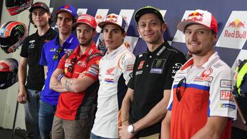 Rossi, Márquez y Rins coinciden: "Bautista no gana por moto"