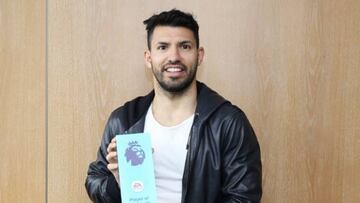 Agüero gana el premio a mejor jugador del mes de la Premier