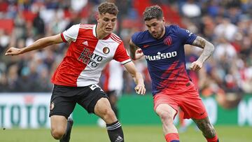 Rodrigo de Paul contra el Feyenoord.