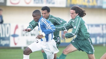 Etoo, jugando con el Leganés.