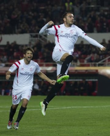 2-0. Iago Aspas celebró el segundo gol.