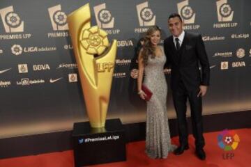 Keylor Navas con su esposa.