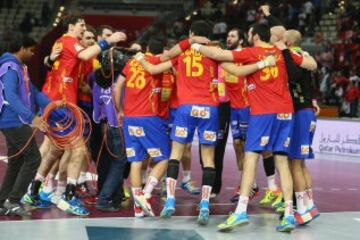 La selección española ya está en cuartos tras ganar 28-20 a Túnez en un partido sin demasiada dificultad.